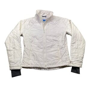 Columbia‎ Interchange Omni-Shield Quilted Jacket White WL4046 Womens Medium